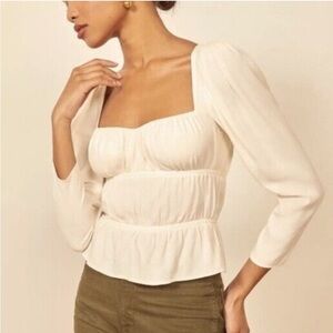 COPY - Reformation white blouse